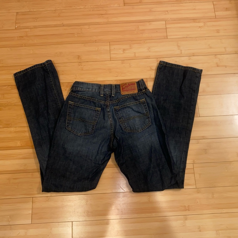 Lucky Brand 🍀 “Classic Easy Rider” Jeans size 00/24 🍀 - Picture 14 of 15